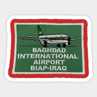 Baghdad International Airport Patch Sticker